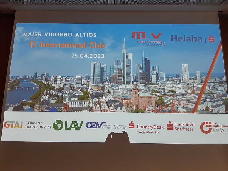 13. International Club / S-CountryDesk, Helaba und Frankfurter Sparkasse sind Partner dieses Events