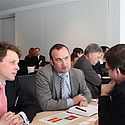 Durch ein Speed Dating wurde ein umfassendes Kennenlernen gesichert.