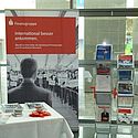 So präsentierte sich der Stand...